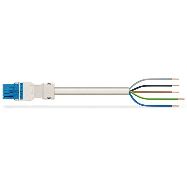 pre-assembled connecting cable Eca Socket/open-ended blue image 2