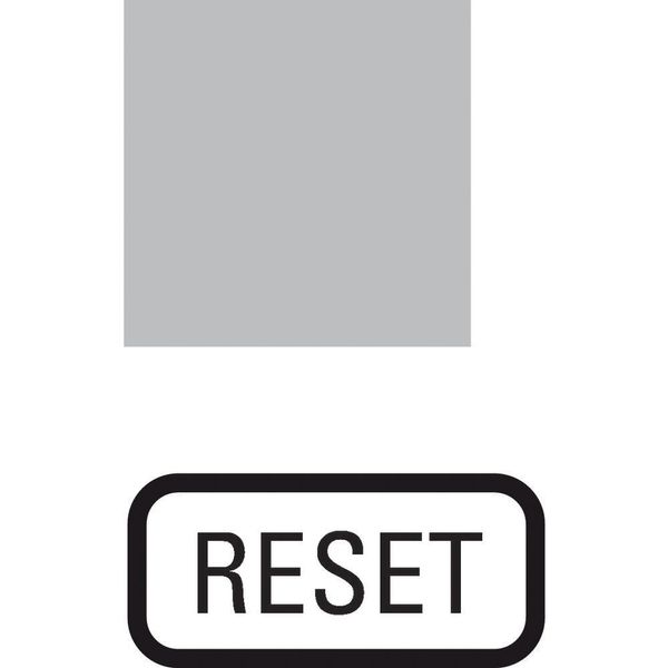 Insert label, transparent, RESET image 5