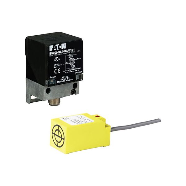 Proximity switch, inductive, 1N/O+1N/C, Sn=20mm, 4L, 10-48VDC, NPN, PNP, quad.40, insulated material image 7