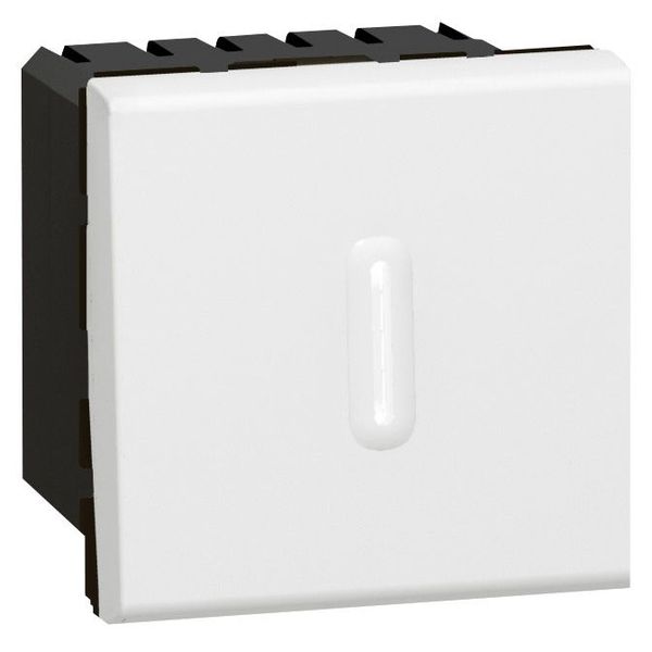 Timer switch Mosaic - 1000 W - 230 V~ - 2 modules - white image 2