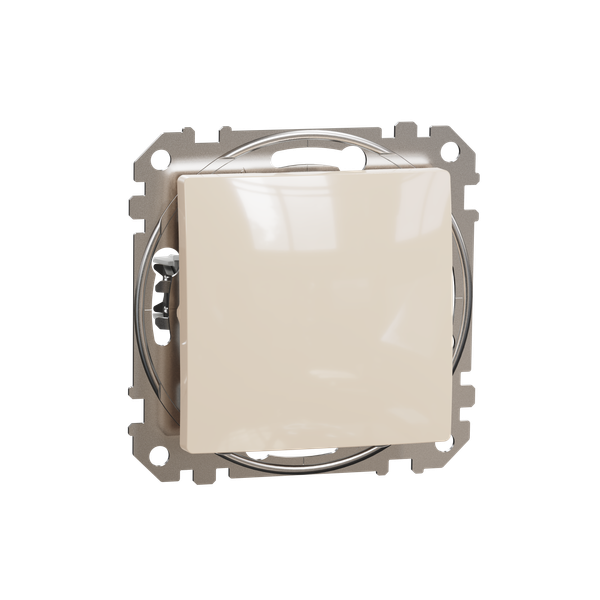 Sedna Design & Elements, 2-way Push-Button 10A, beige image 5