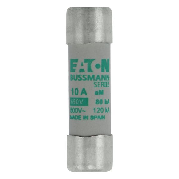 Fuse-link, LV, 10 A, AC 690 V, 14 x 51 mm, aM, IEC image 3