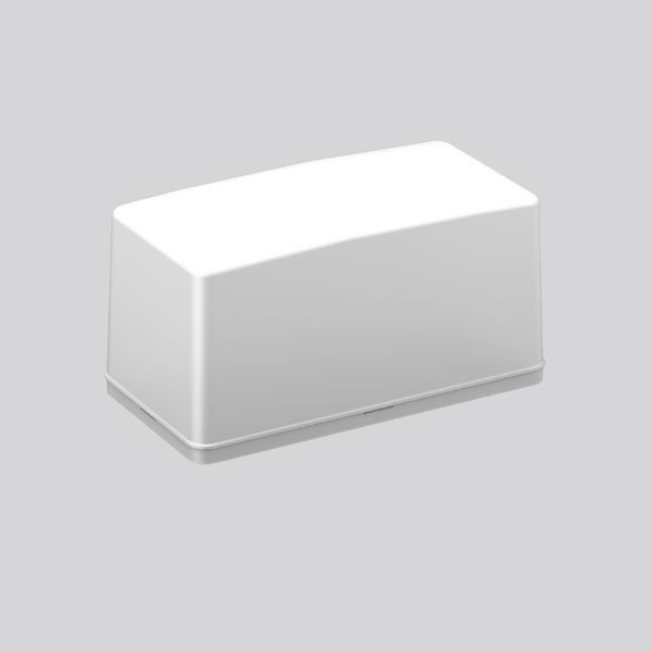 Replacement cover, plastic glass L 241 B 125 H 124 colour: white image 1