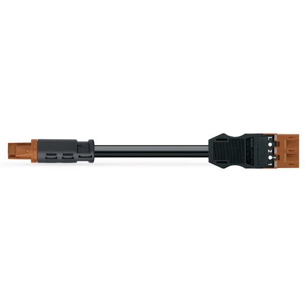 pre-assembled interconnecting cable B2ca Socket/plug black image 1