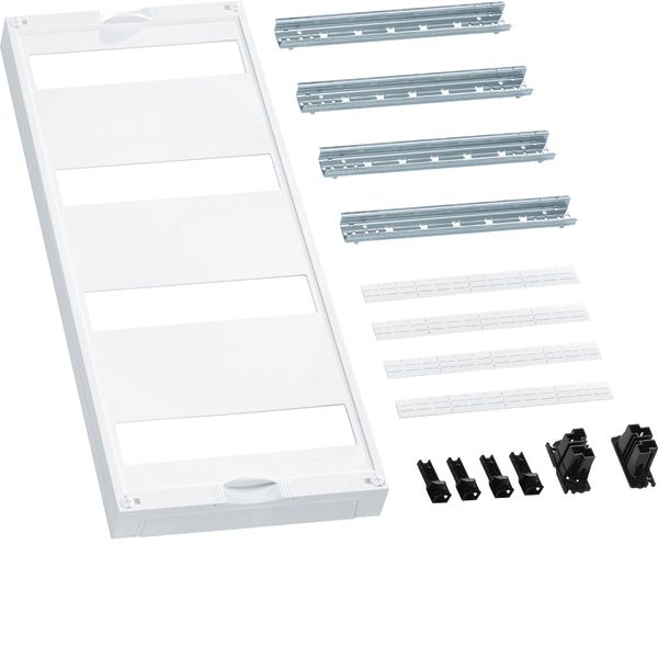 Assembly unit,universN,600x250mm,for modular devices, horizontal,4x12m image 1