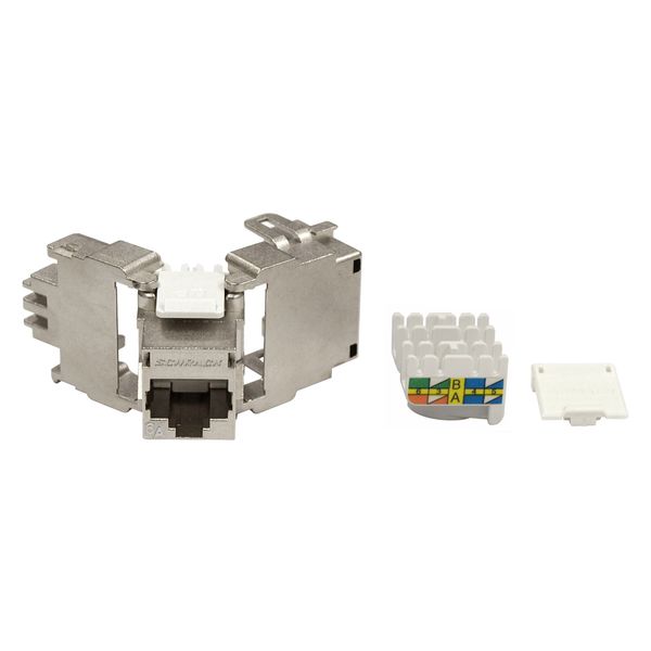 TOOLLESS LINE Jack RJ45 shielded, Cat.6a 10GB 4PPoE (100W) image 3