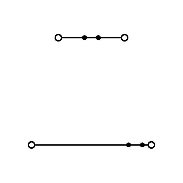 Double-deck terminal block Through/through terminal block N/N blue image 3