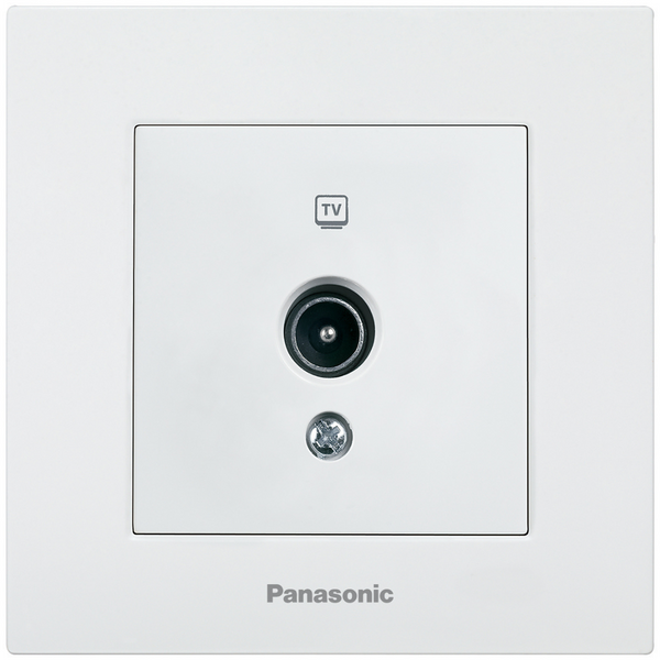 Karre Plus White TV Socket Terminated image 1