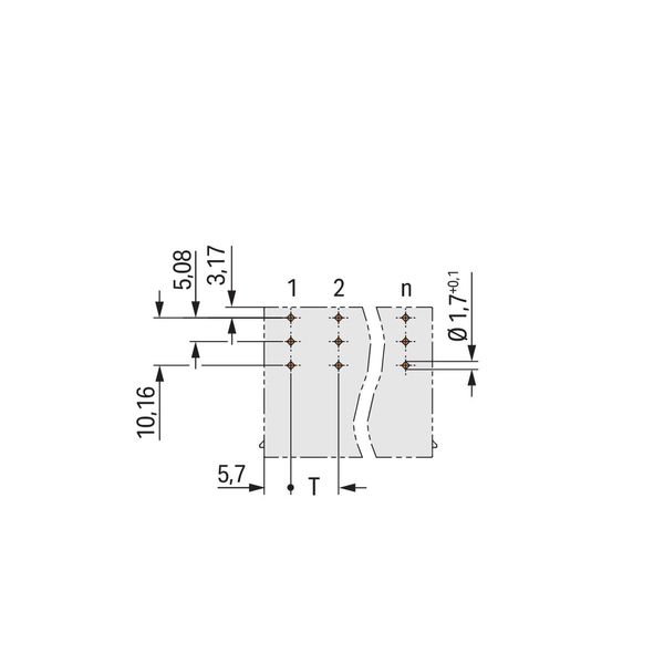 THT male header 1.2 x 1.2 mm solder pin angled light gray image 6