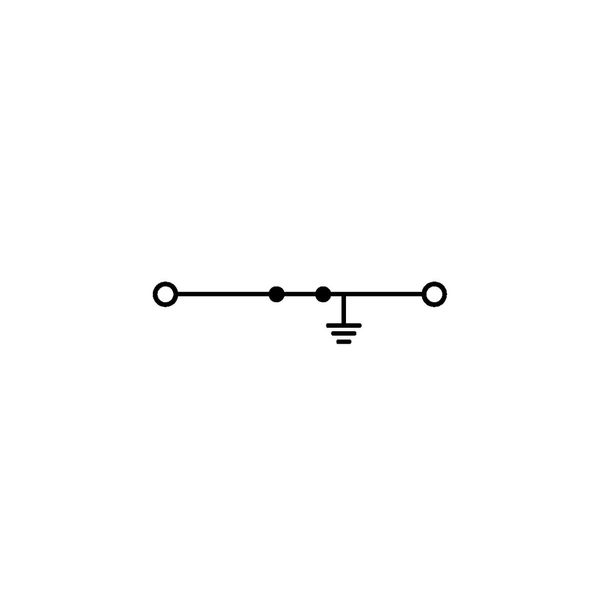 2-conductor ground terminal block with lever and push-button 2.5 mm² g image 4