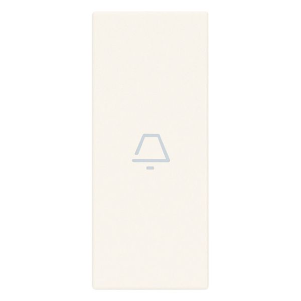 Axial button 1M bell symbol white image 1