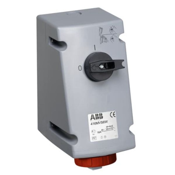 ABB516MI6WN Industrial Switched Interlocked Socket Outlet UL/CSA image 2