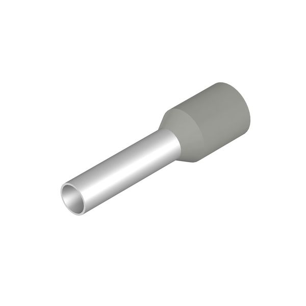Wire end ferrule, Standard, 4 mm², Stripping length: 14 mm, grey image 1