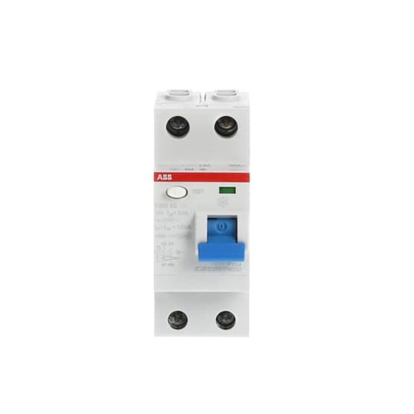 F202 AC-25/0.5 Residual Current Circuit Breaker 2P AC type 500 mA image 4