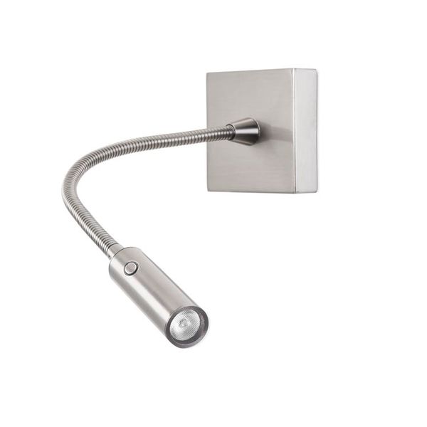 Reading lights Tip LED 2.2W 3000K Satin nickel 175lm image 1