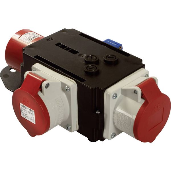 MIXO power distributor 400V
Input: 1 CEE plug 32A
Output: 2 CEE sockets 16A 
1 protective contact socket 230V/16A image 1