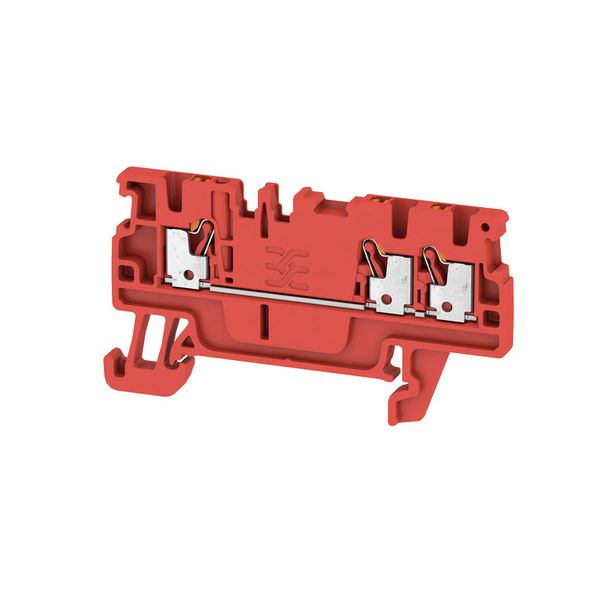 Feed-through terminal block, PUSH IN, 1.5 mm², 500 V, 17.5 A, Number o image 1