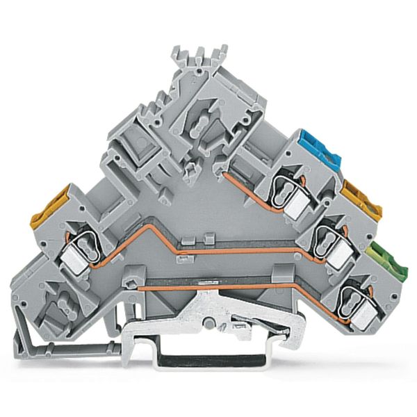 3-conductor actuator supply terminal block with ground contact with co image 2