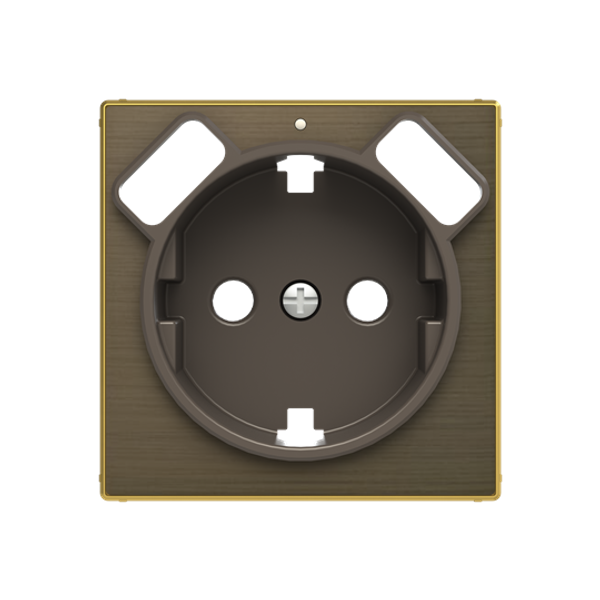8588.3 OE Cover plate for Schuko socket outlet - Antique Gold Socket outlet Gold - Sky Niessen image 1