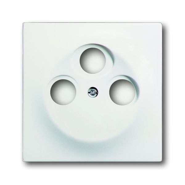 1743-03-774 CoverPlates (partly incl. Insert) carat® studio white matt image 1