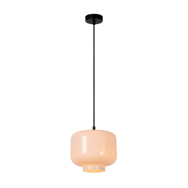 Lucide MEDINE - Pendant light - Ø 25 cm - 1xE27 - Opal image 1