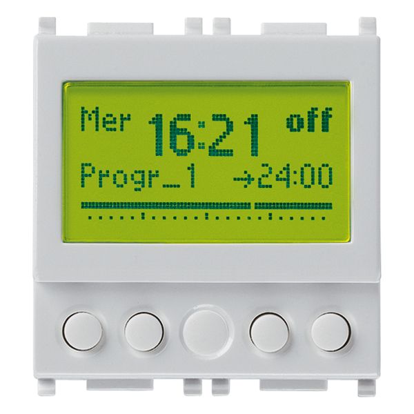 1-channel timer switch 120-230V Silver image 1