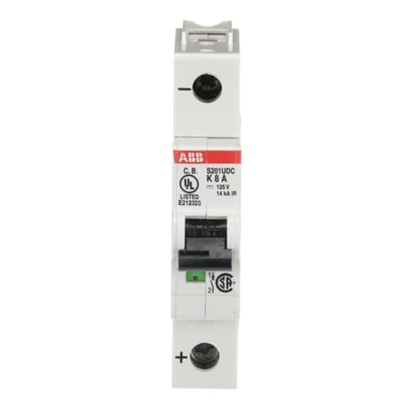 S201UDC-K8 Miniature Circuit Breaker - 1P - K - 8 A image 4