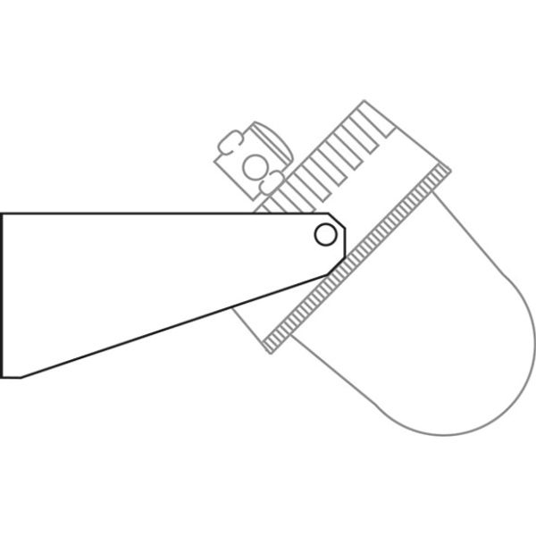 Changeoverswitches, T0, 20 A, surface mounting, 1 contact unit(s), Contacts: 2, 45 °, momentary, With 0 (Off) position, with spring-return from both d image 526