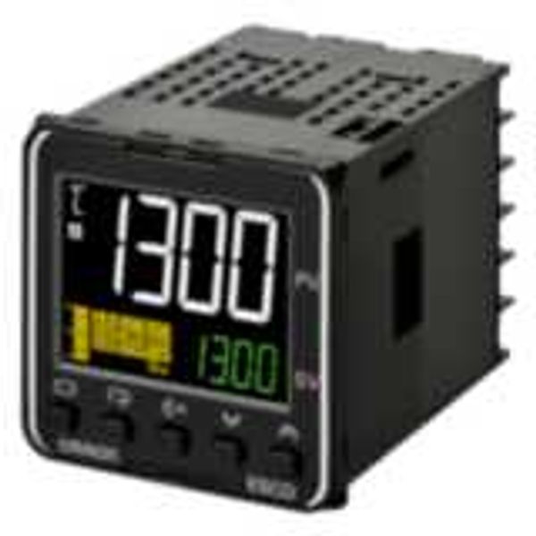 Temp. controller, PRO, 1/16 DIN (48 x 48 mm), 1 x Rel. OUT, 2 AUX,RS-4 image 1