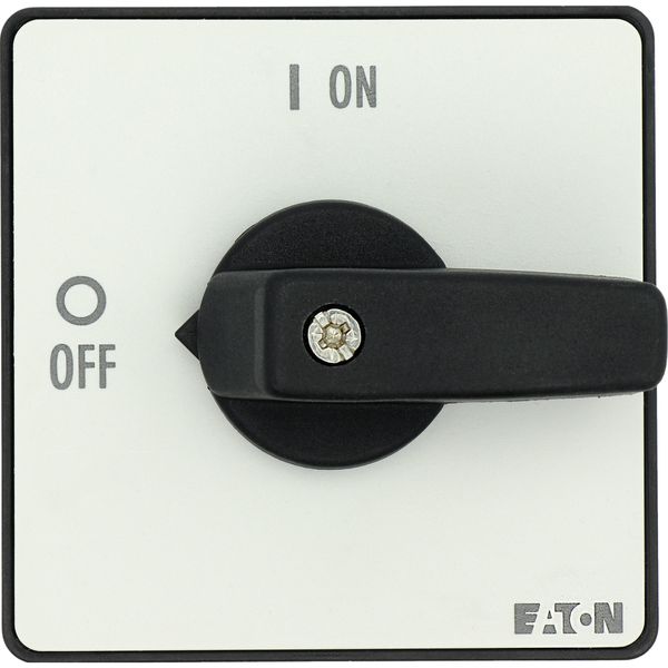 On-Off switch, 6 pole + 1 N/O + 1 N/C, 100 A, 90 °, flush mounting image 18