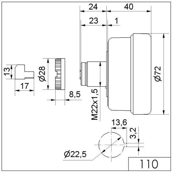 Multi-t.sounder EM 8 tne 24VAC/DC BK image 12