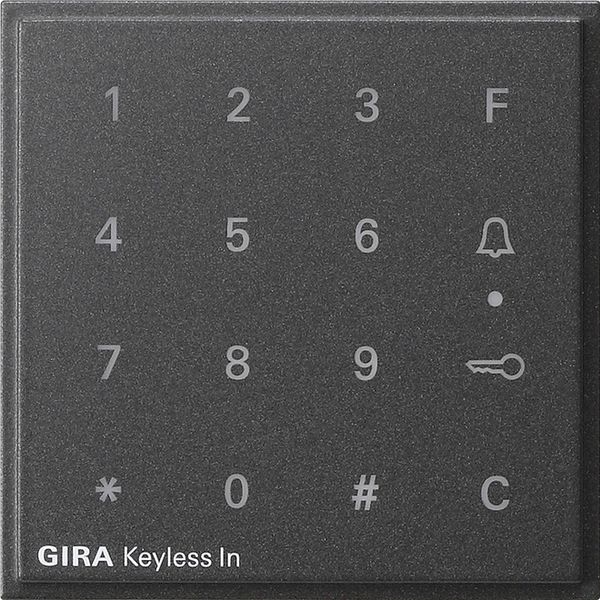 top keypad Gira TX_44 anthra. image 1