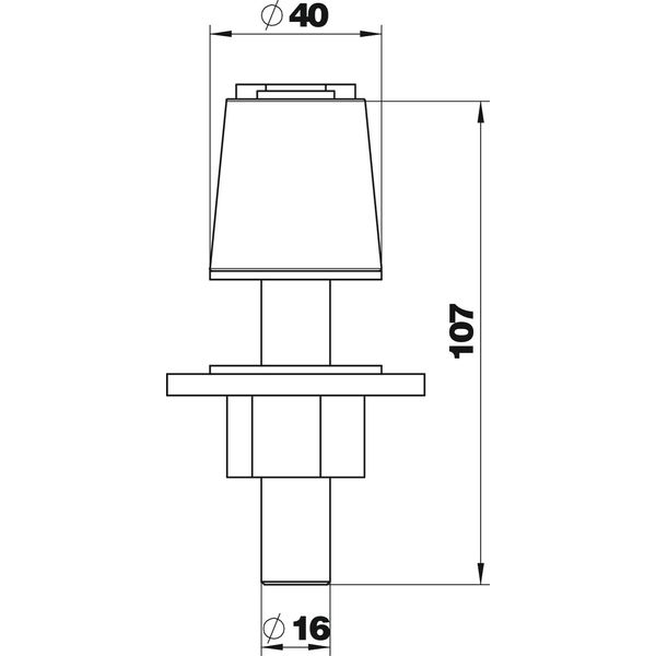 DBZ-BFE Fastening stand made of stainless steel image 2