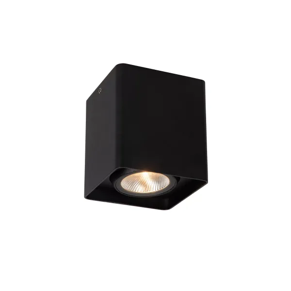 Lucide LEEDS - Flush ceiling light Outdoor - LED - 1x9W 2700K - IP54 - Black image 1