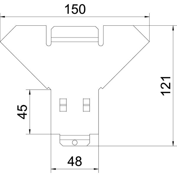 DFAA 050 FT Cover for Add-on tee B50mm image 2