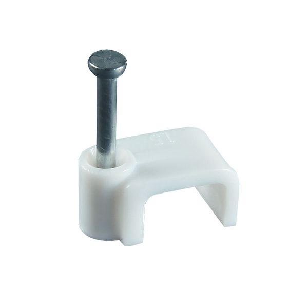 Cable clip FlopP12/6 white image 1