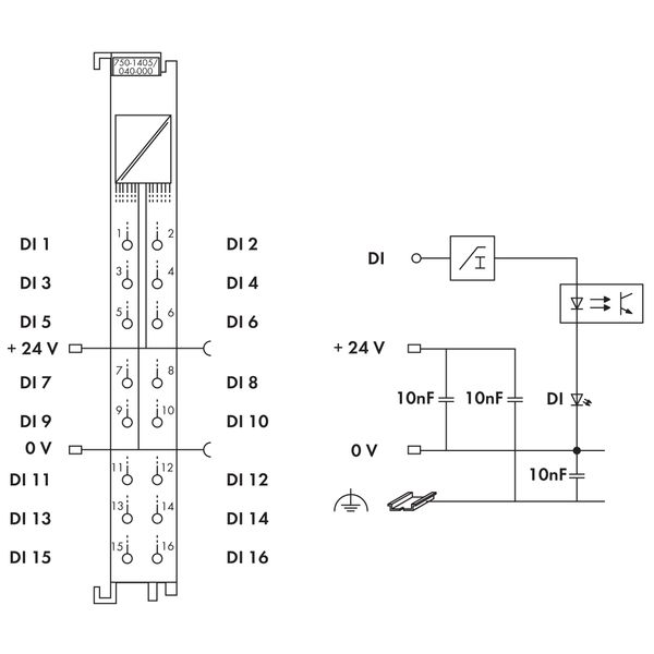 16-channel digital input 24 VDC 3 ms dark gray image 6