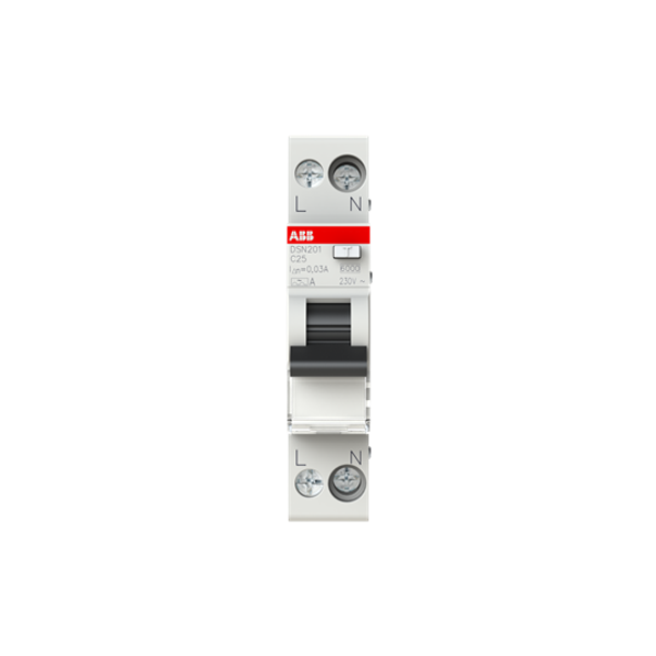 DSN201 A-C25/0.03 Residual Current Circuit Breaker with Overcurrent Protection image 1