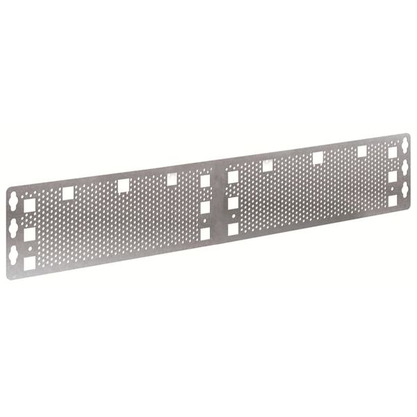 UZM62M UZ Mounting plate, 24 SU, 86 mm x 494 mm x 1.5 mm image 2