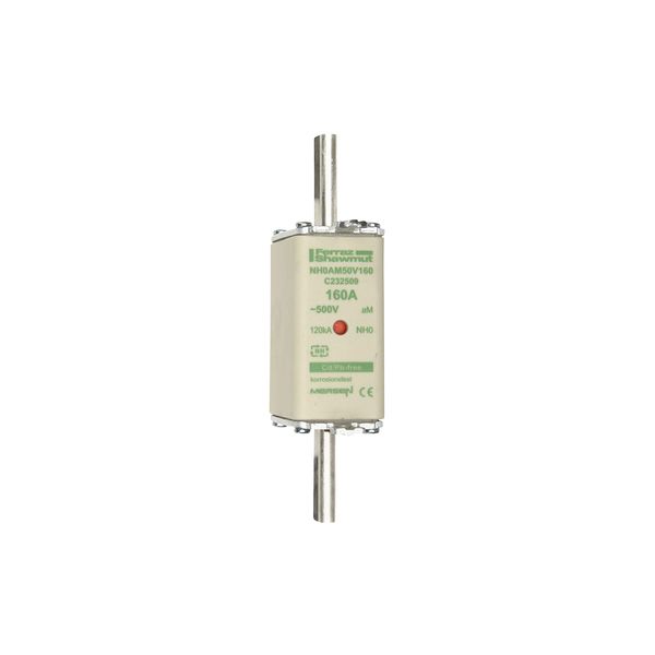 Fuse-link NH0 aM 500VAC 200A live tags Double indicator image 1