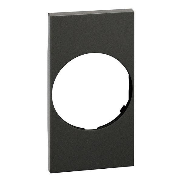 L.NOW - FR/GER socket 10/16A cover 2M black image 1