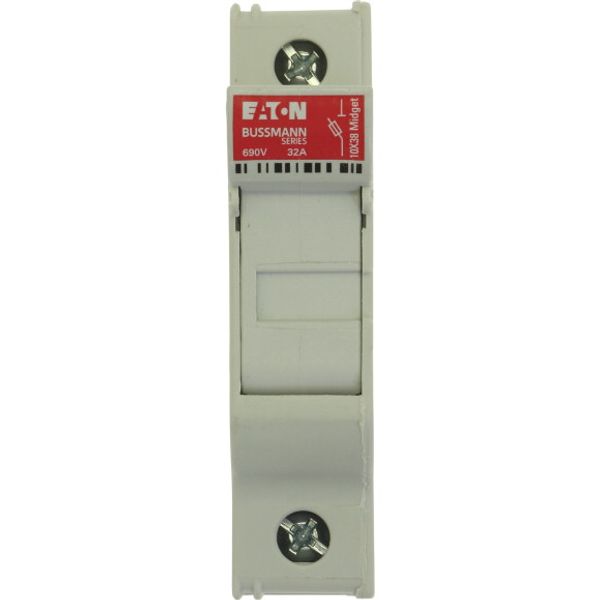 Fuse-holder, LV, 32 A, AC 690 V, 10 x 38 mm, 1P, UL, IEC, DIN rail mount image 2