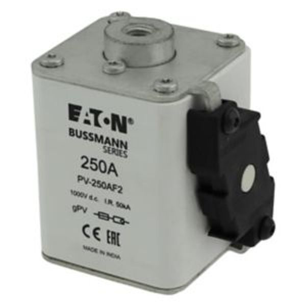 Fuse-link, high speed, 250 A, DC 1000 V, size 2, 61 x 77 x 91 mm, gPV, IEC, UL, single indicator image 7