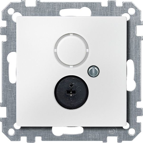 Speaker socket insert, polar white, system M image 1