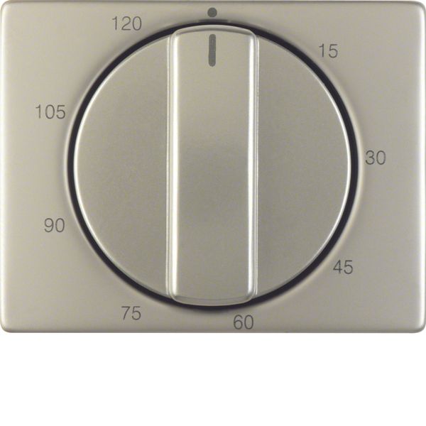 Centre plate for mechanical timer, arsys, stainless steel, metal matt  image 1