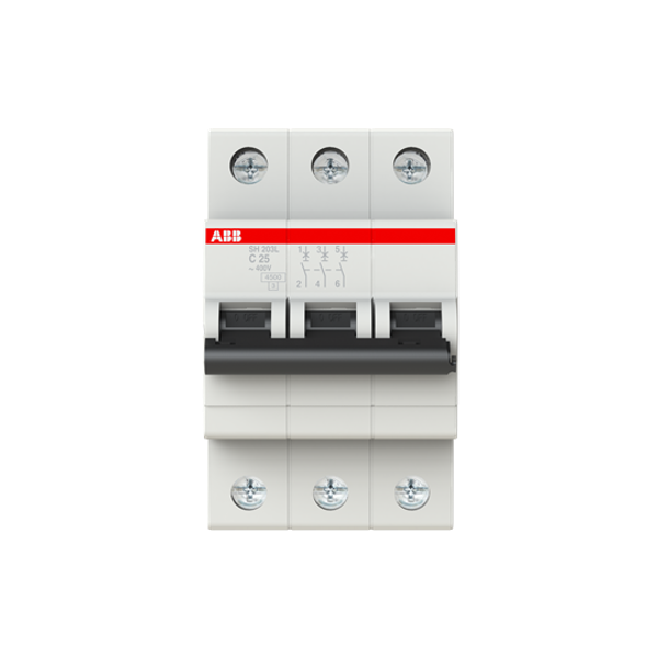 SH203L-C25 Miniature Circuit Breaker - 3P - C - 25 A image 2