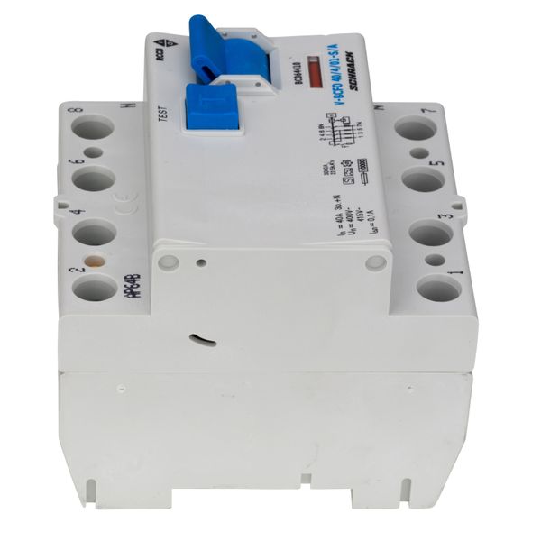 Residual current circuit breaker 40A, 4-p, 100mA,type S,A image 4