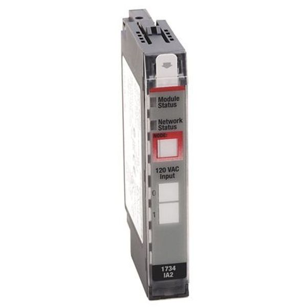 Allen-Bradley 1734-IA2 Input Module, POINT I/O, Digital, AC, 2 Points 120VAC Input, Open Style, DIN Mounted image 1