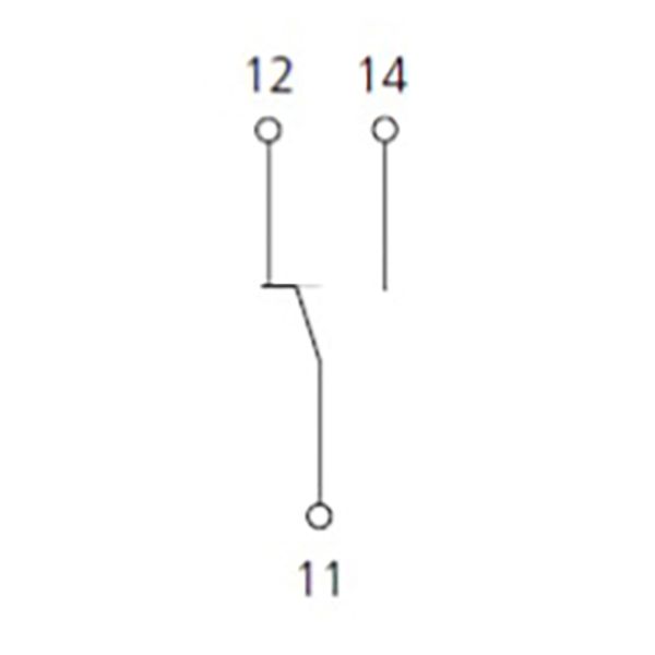 Auxiliary Contact 1CO, 250V/4A, snap-on image 3