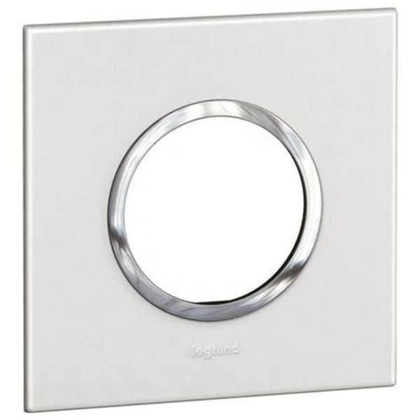 Plate Arteor - British std - round - 2 modules - white image 1